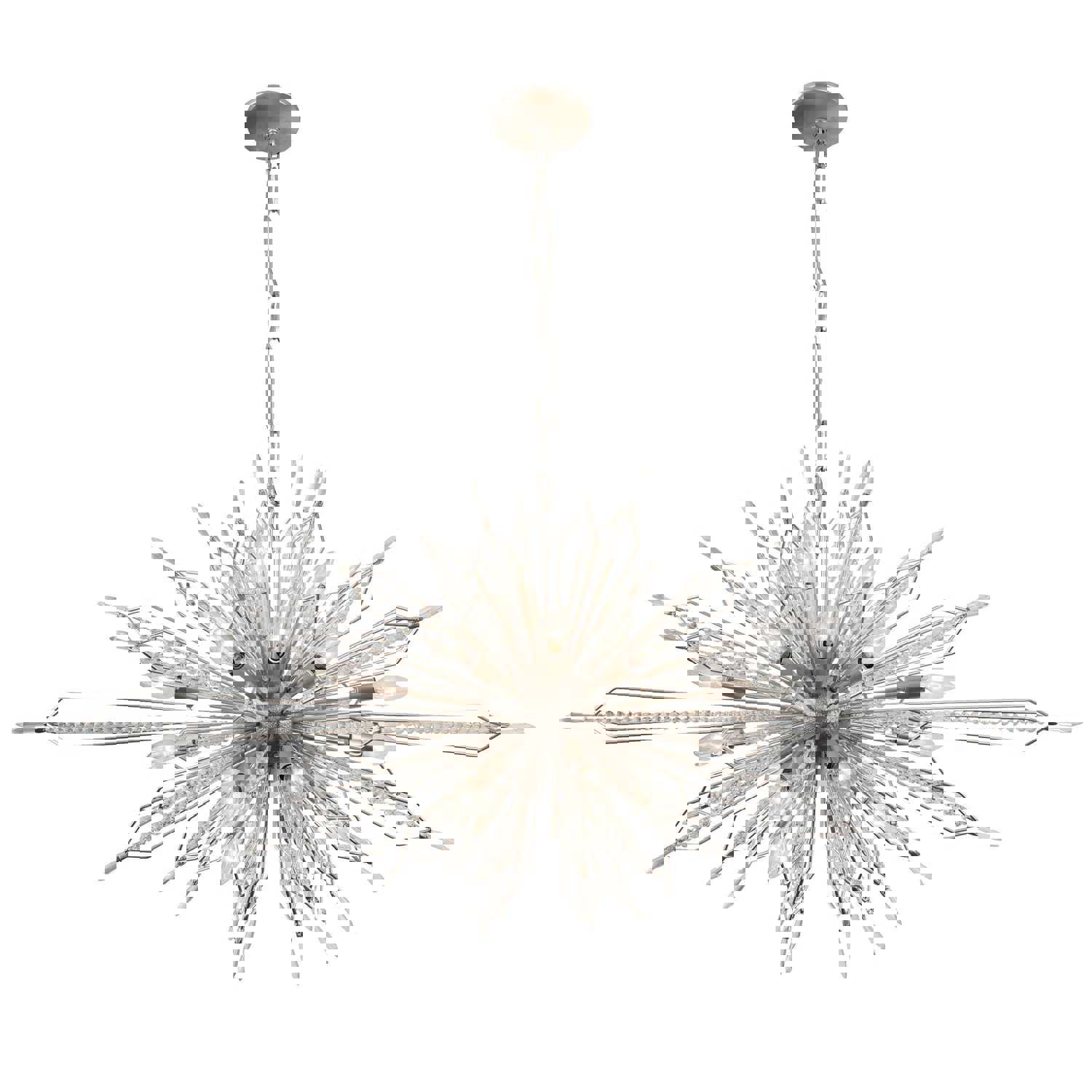 Orbital 20-Lt Oval Linear Pendant - Gold Dust