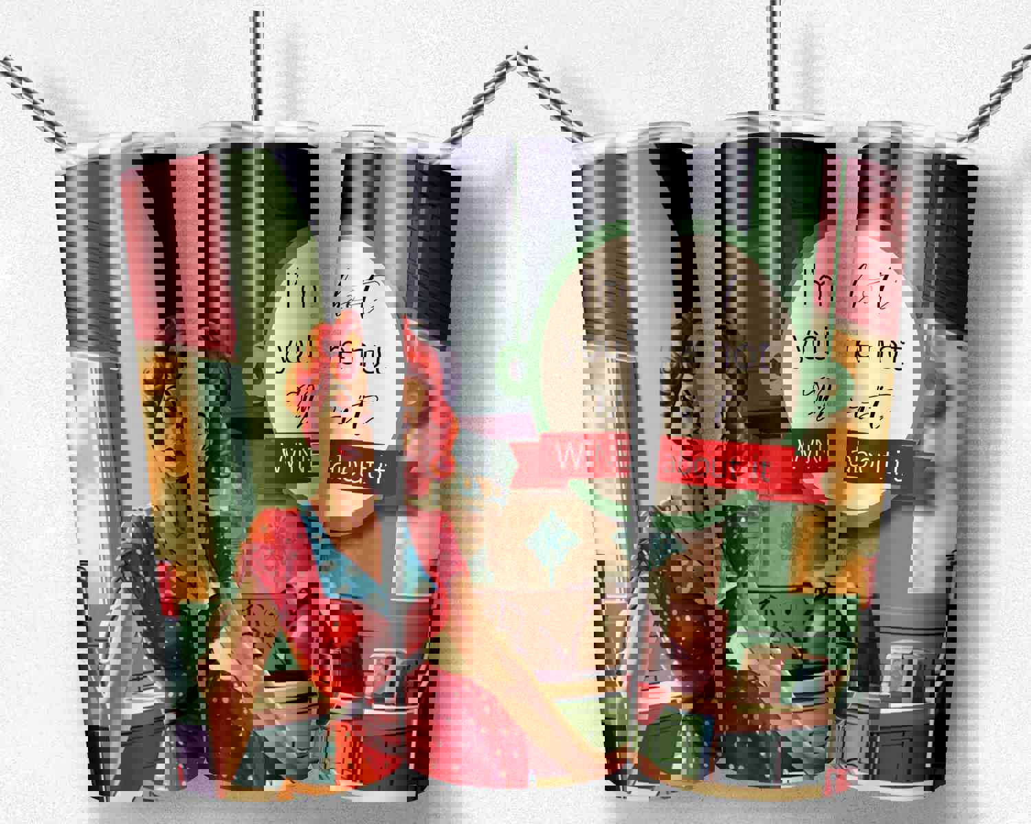 Vintage Pinup Wine About It Digital Design Files