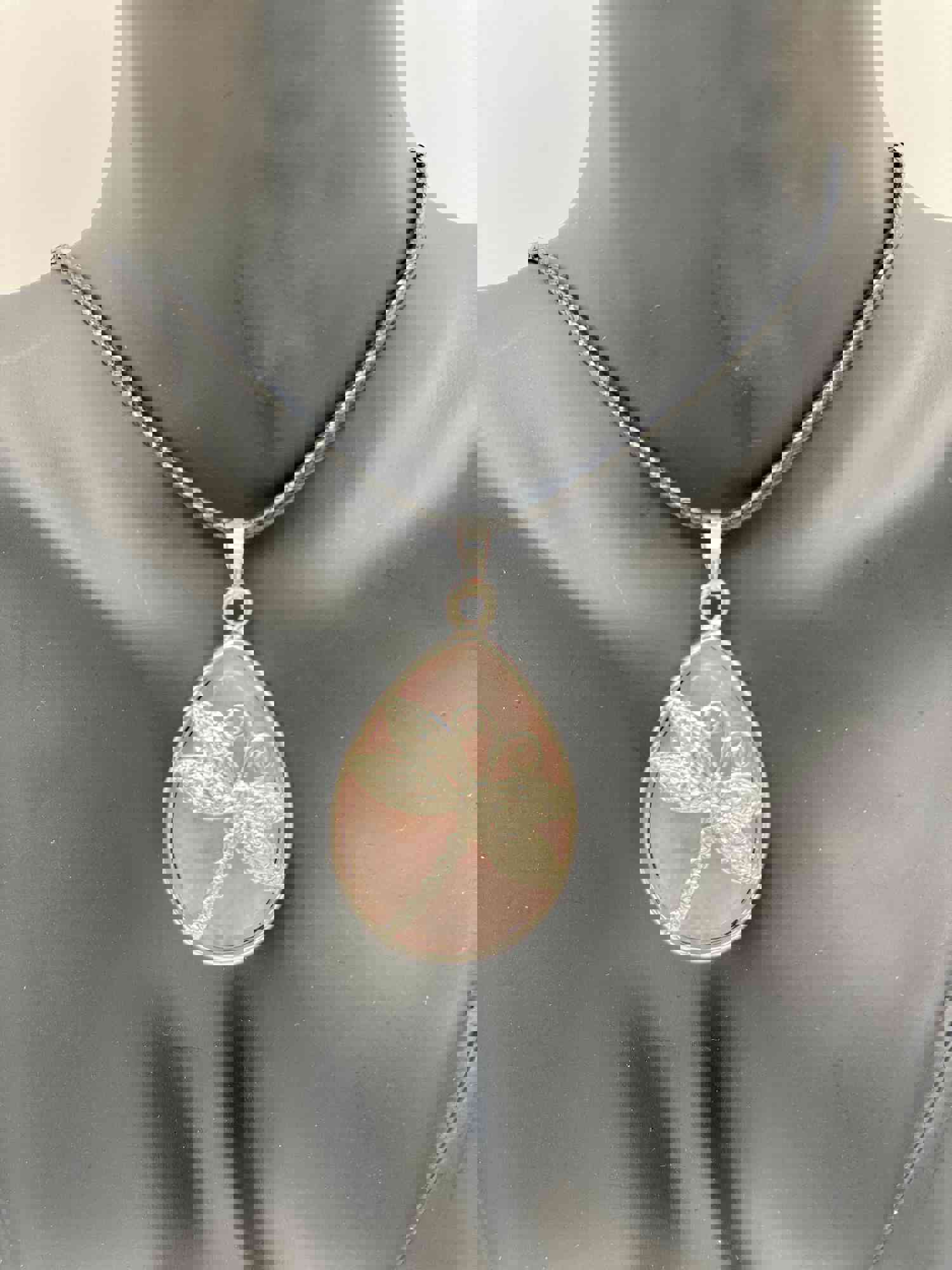 Dragonfly Crystal Pendants