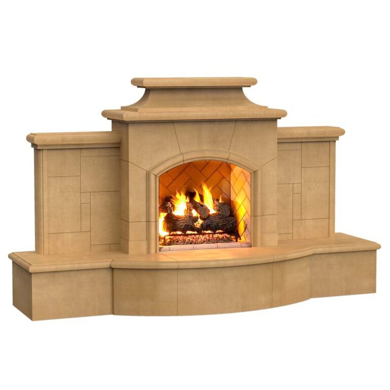 American Fyre Designs Grand Mariposa Outdoor Gas Fireplace