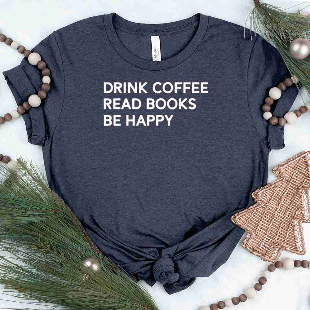 Unisex Drink Coffee Graphic Tee - Soft & Comfortable