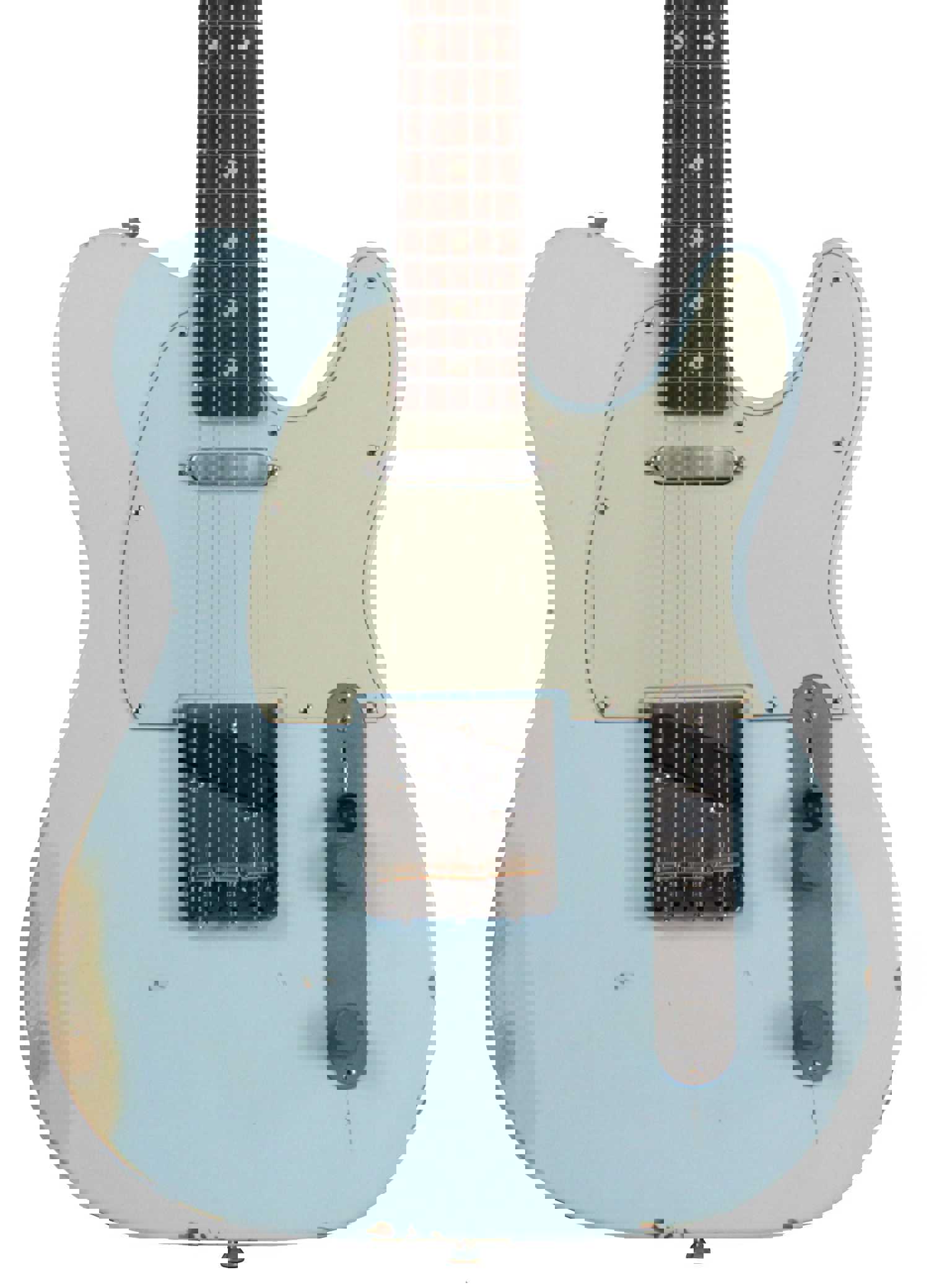 Nash T-63 Guitar, Sonic Blue, Medium Aging - Vintage Styled Tele Model