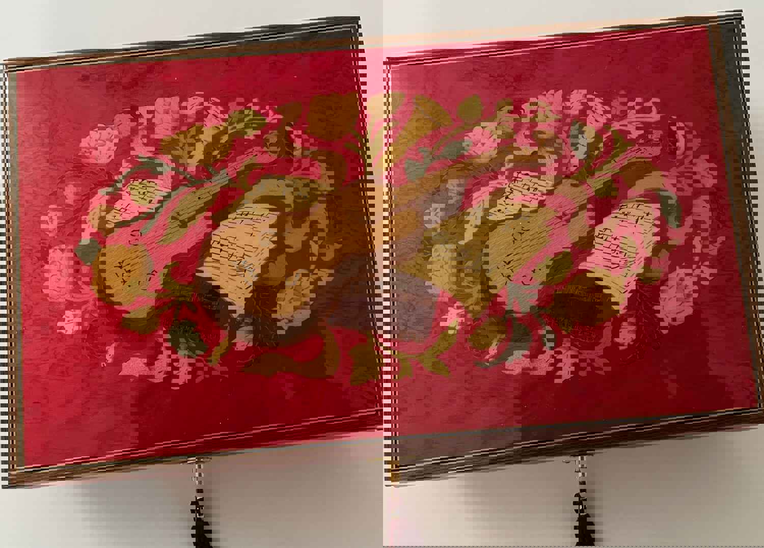 Sorrento Music Box Pink Violin in Glossy Finish