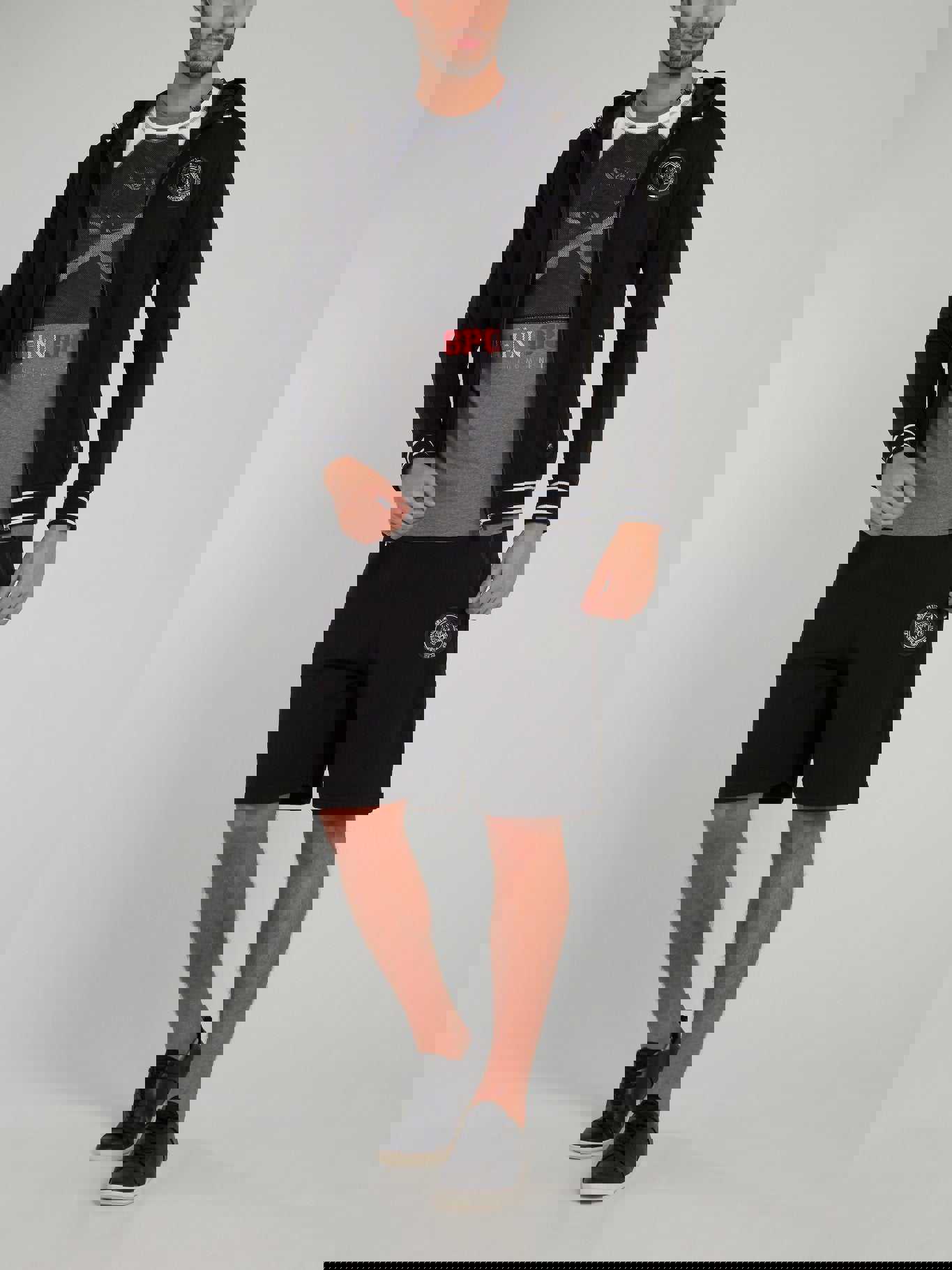 Iker Stripe Edge Hoodie Sweat Jacket by Plein Sport