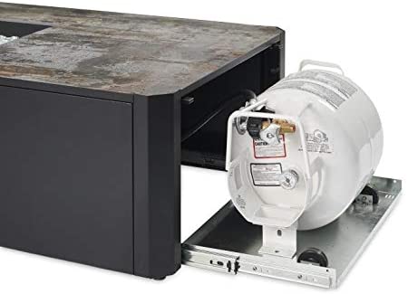 Outdoor GreatRoom KINNEY Rectangular Outdoor Gas Fire Pit Table KN-1224