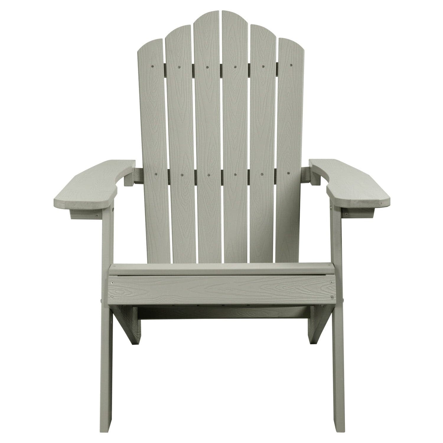 Ovios 3-Piece Outdoor Adirondack Chair Set with Dark Grey Fire Pit
