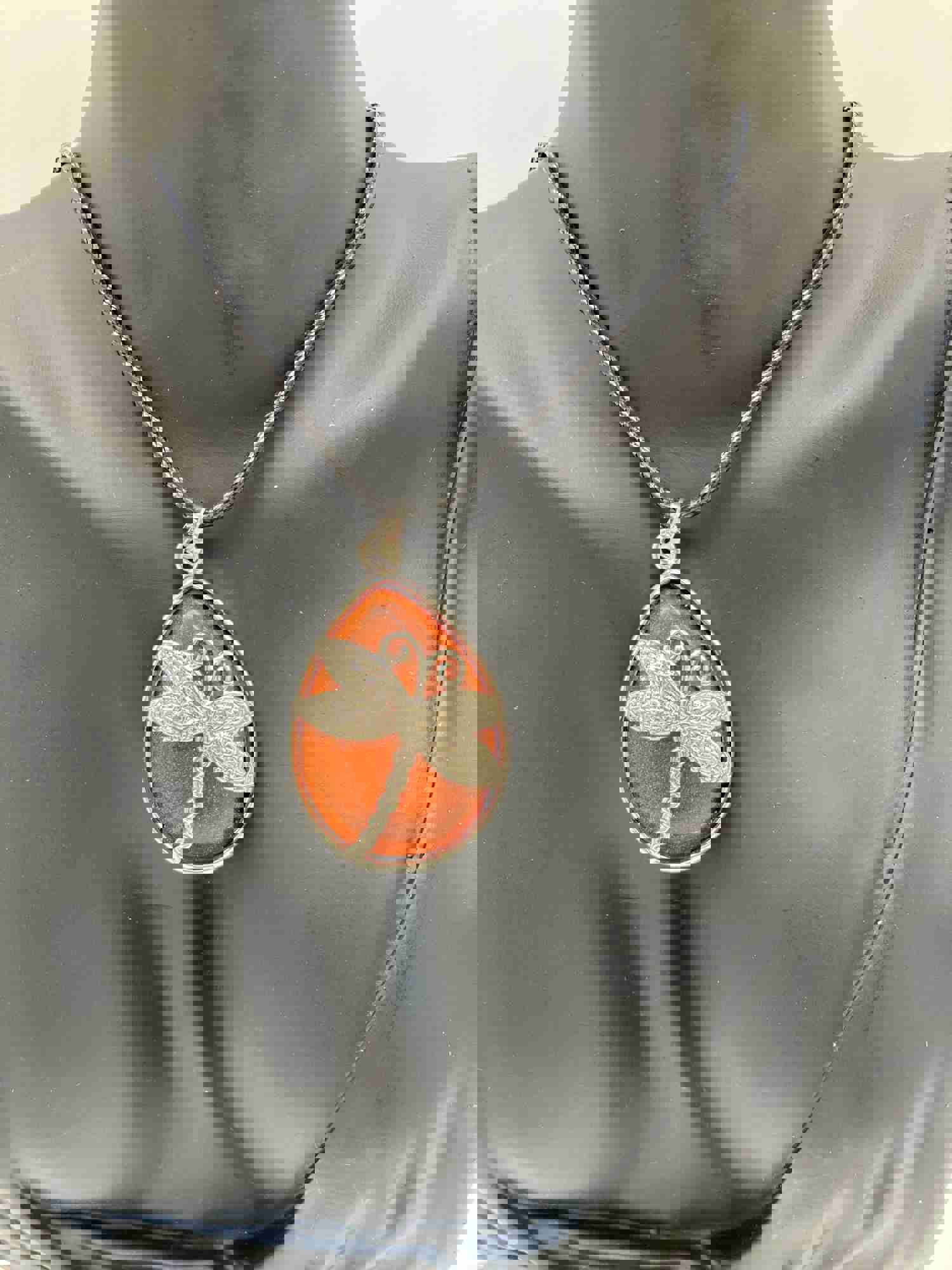 Dragonfly Crystal Pendants