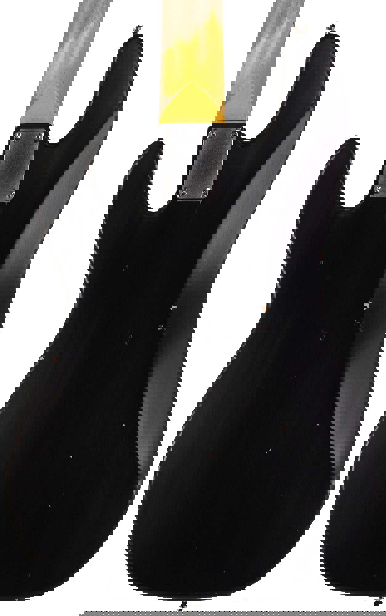 Nash PB-55 Bass Guitar - Alder Body, Black Finish, Light Aging