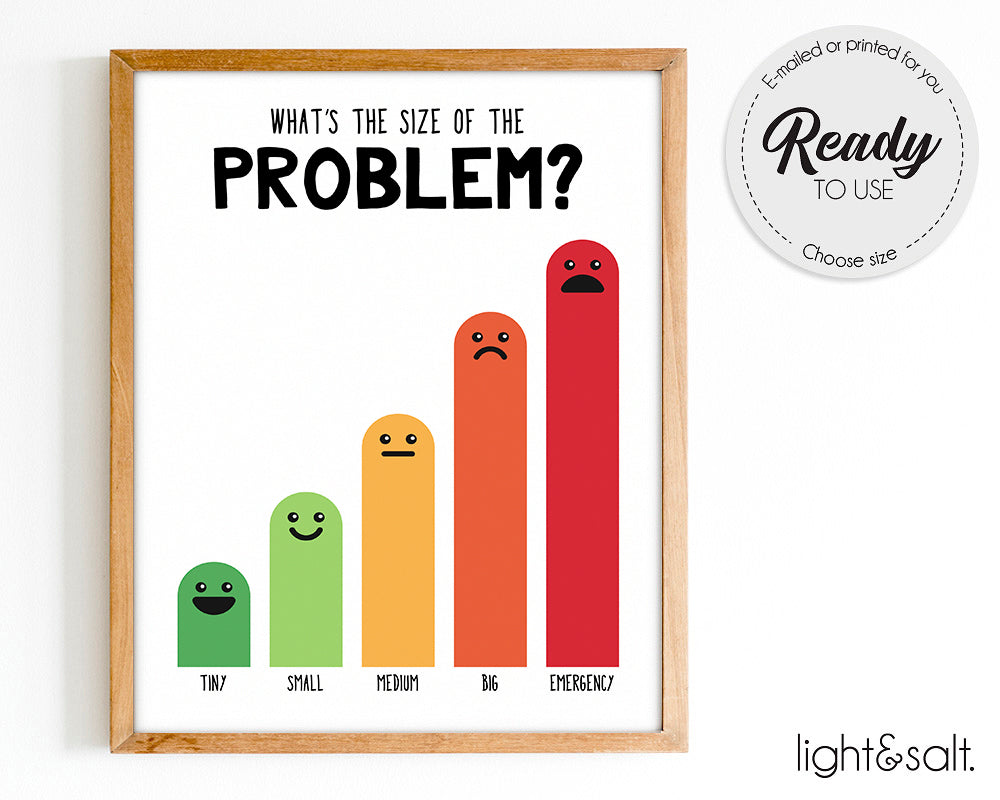 Primary Colors Set of 6 Calming Corner Mental Health Posters