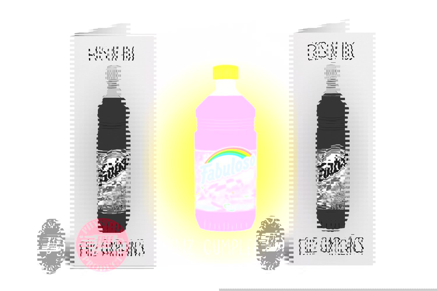 Funny Spanish Birthday Greeting Card for Son - Fabuloso Party Decorations