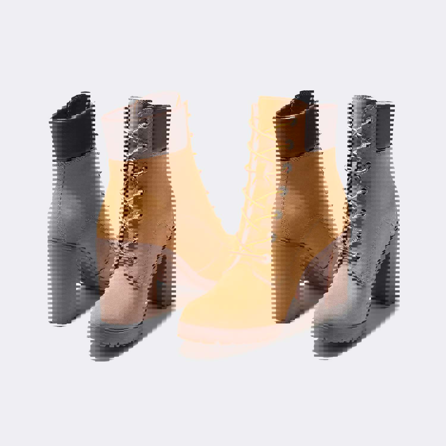 Women's Timberland Allington Lace-Up 6-Inch Boots in Wheat Nubuck