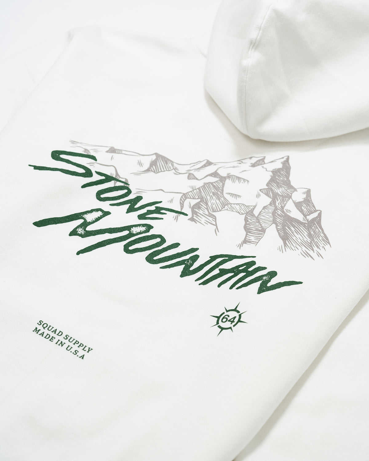 StoneMountain64 Squad Supply Hoodie - Mid-weight Cotton Blend with Screenprint Detail