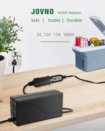 JOVNO AC to DC Converter 180W 12V 15A Car Power Adapter for Vehicle Electronic Devices