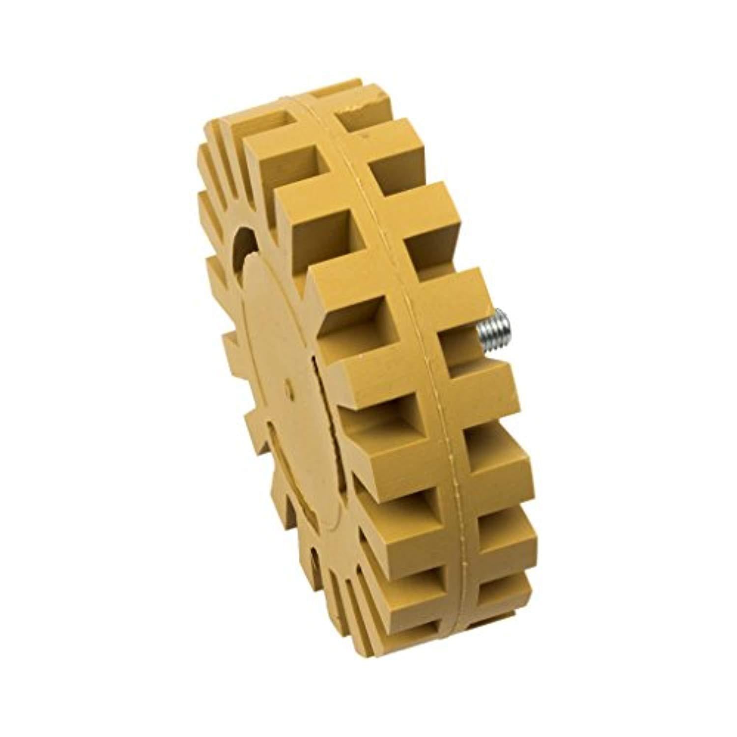 Decal Removal Eraser Wheel Tool Kit - 4 Inch Rubber Power Drill Attachment for Removing Pinstripes, Stickers, Adhesive Vinyl Decals