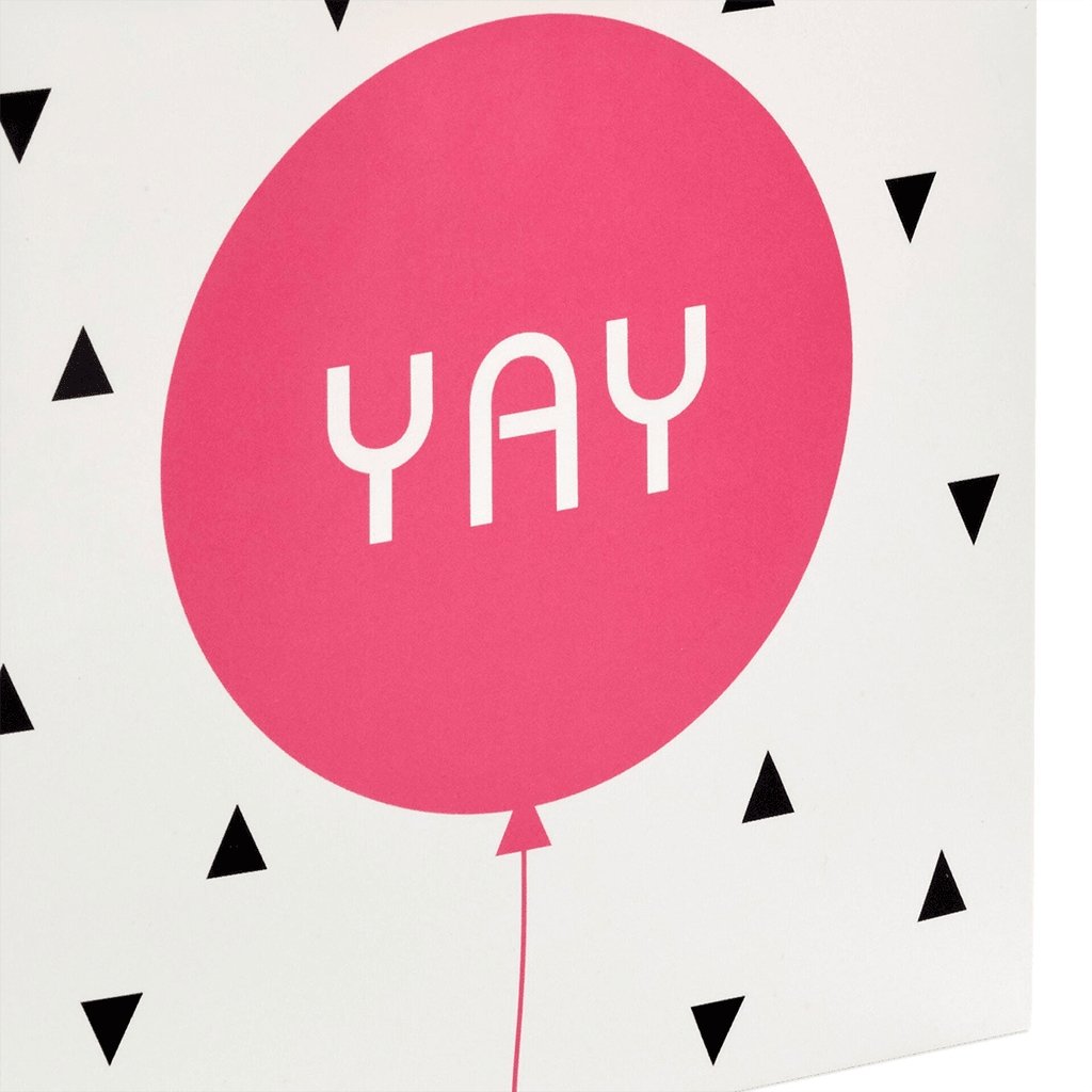 Hallmark 6.5 Yay Pink Balloon Small Gift Bag
