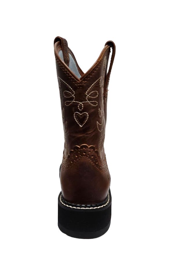 Ariat Women Fatbaby Saddle Medium Western Boot Russet Rebel 10000860