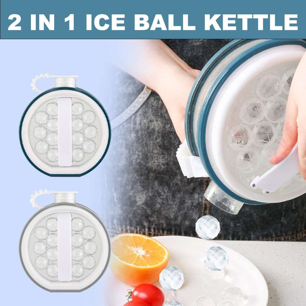 2 In 1 Portable Creative Ice Ball Maker Kitchen Gadgets