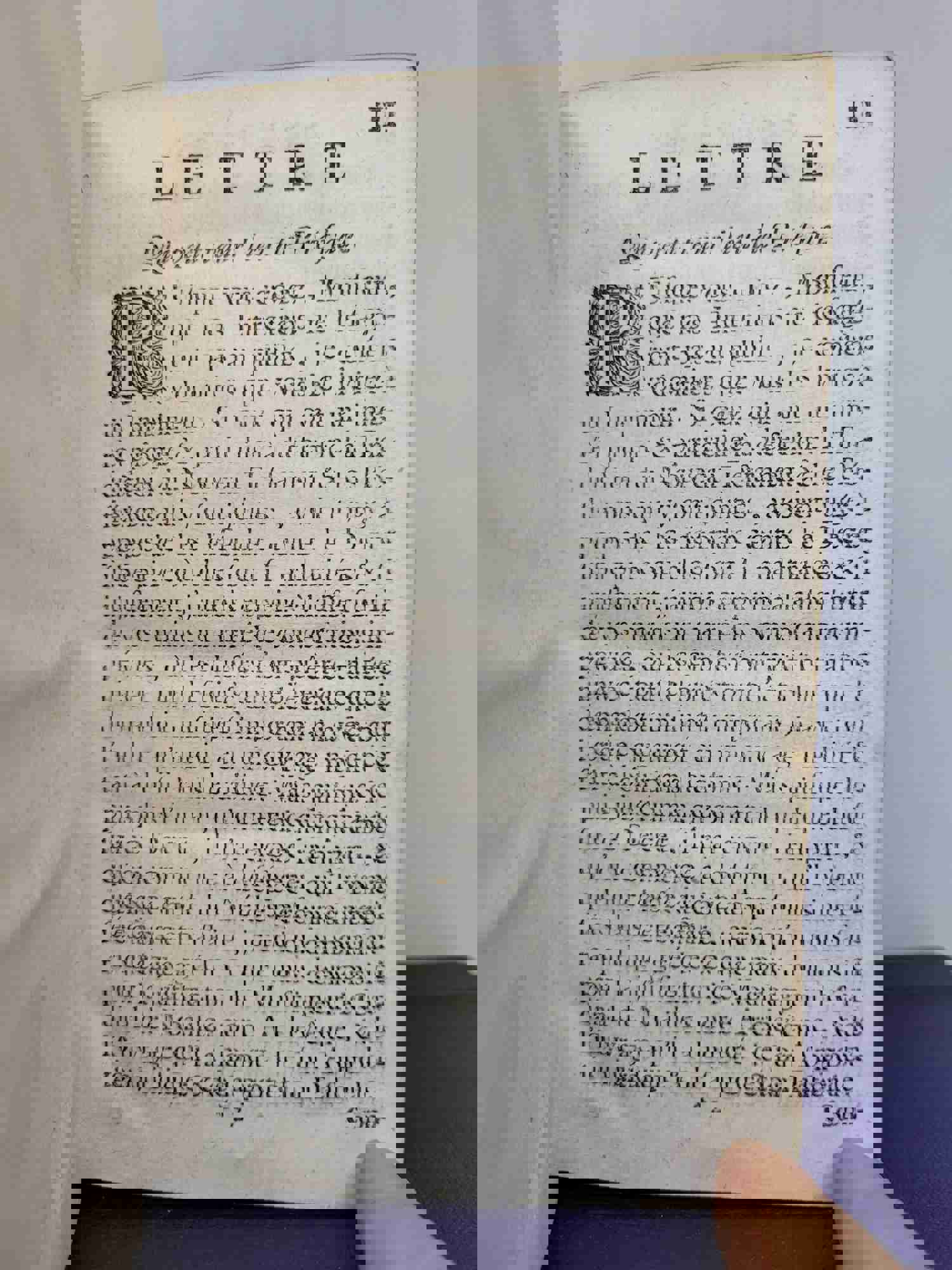 Entretiens sur le decret de Rome; Bound with; LIntrigue decouverte, ou Reflexions sur la lettre de M. labbe Bochart de Saron a M. leveque de Clermont, & sur un modele de lettre au Roi, 1717/1711