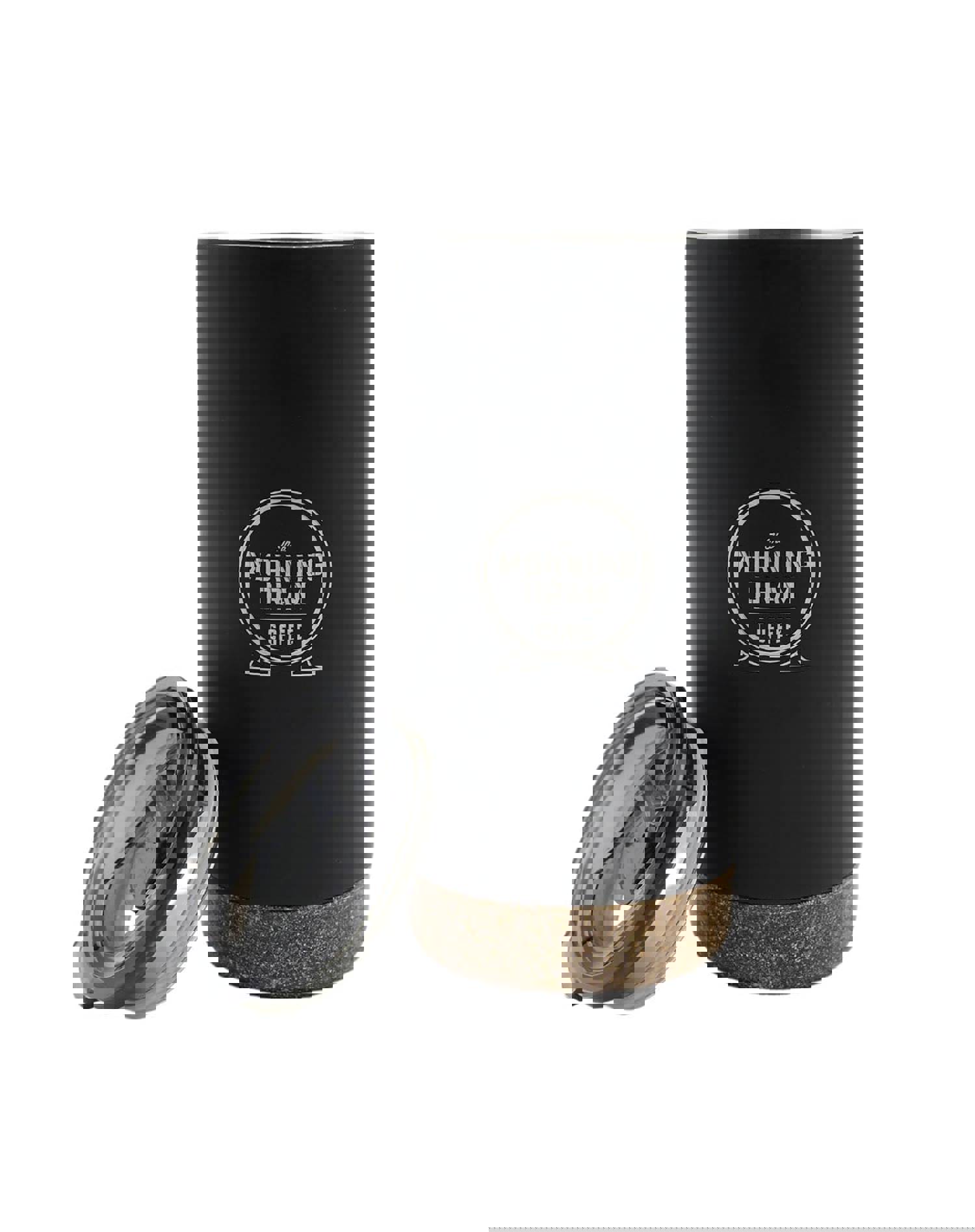 Vacuum Insulated Travel Tumbler - 16oz Stainless Steel with Cork Bottom