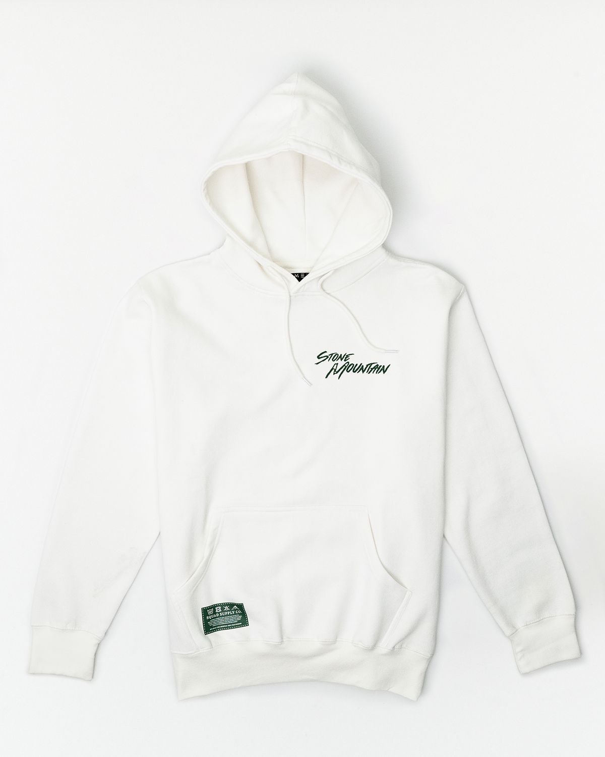 StoneMountain64 Squad Supply Hoodie - Mid-weight Cotton Blend with Screenprint Detail