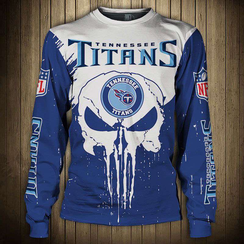 Men’s Tennessee Titans Sweatshirt Punisher - Unique Style with Team Logo