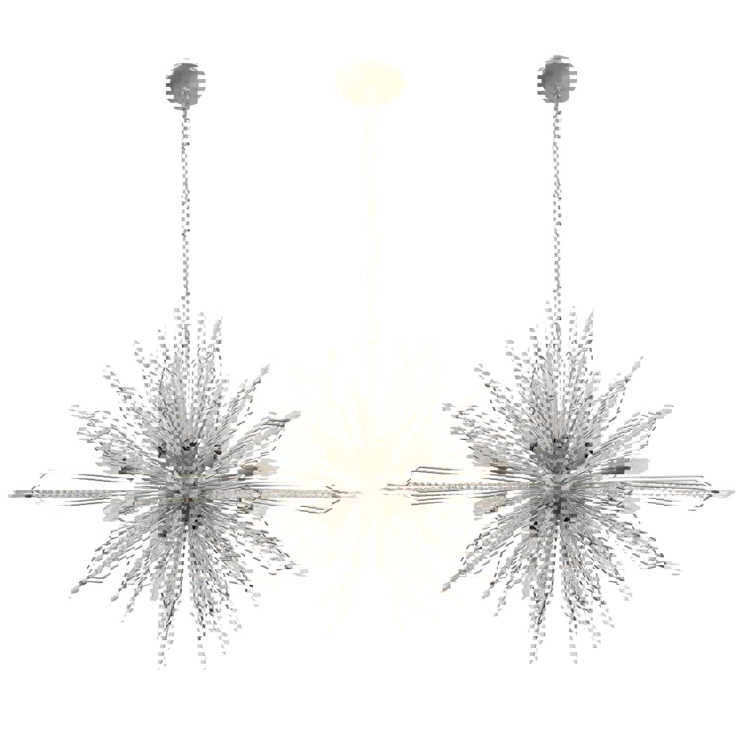 Orbital 20-Lt Oval Linear Pendant - Gold Dust