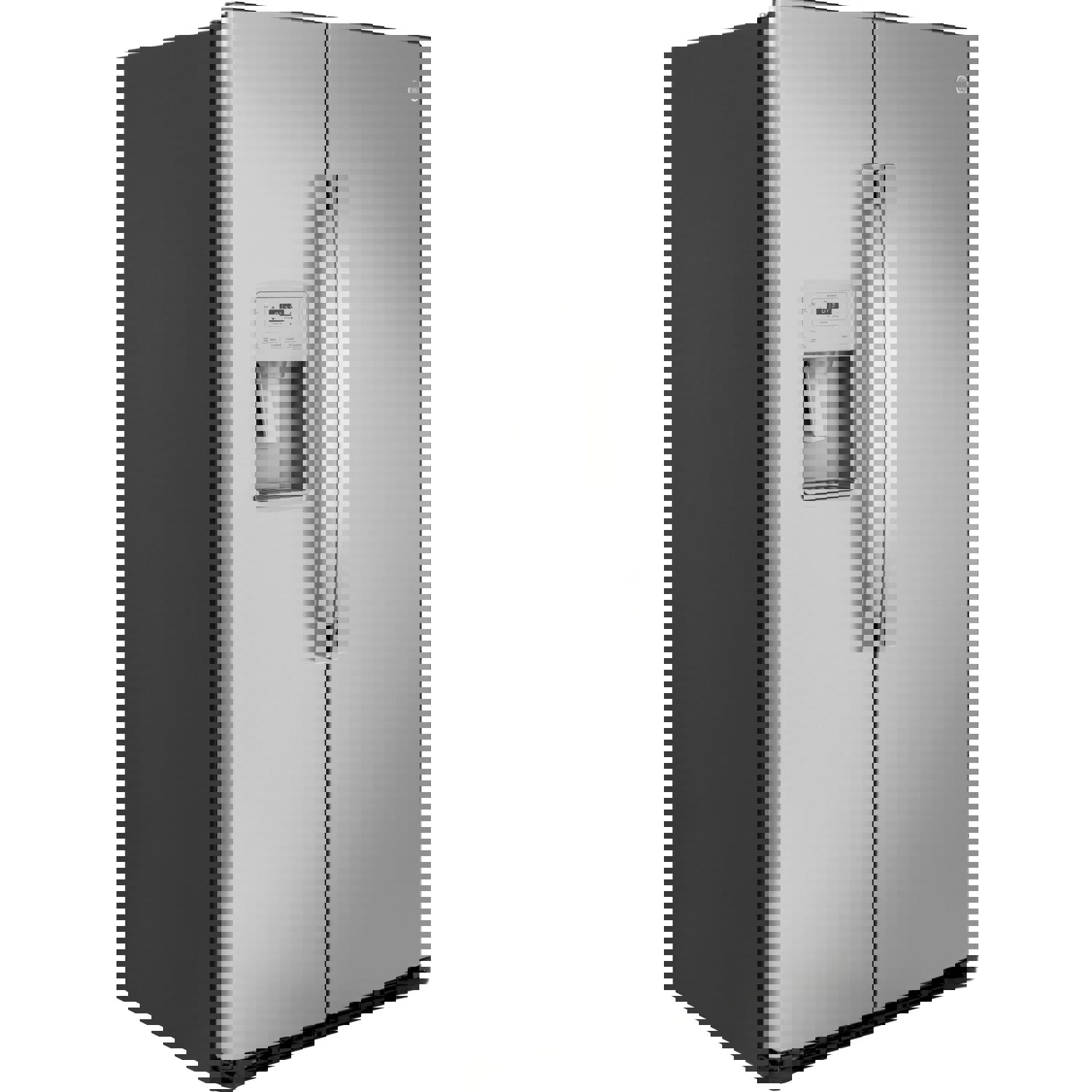 GE 36-inch Counter-Depth Side-by-Side Refrigerator with Water and Ice Dispenser