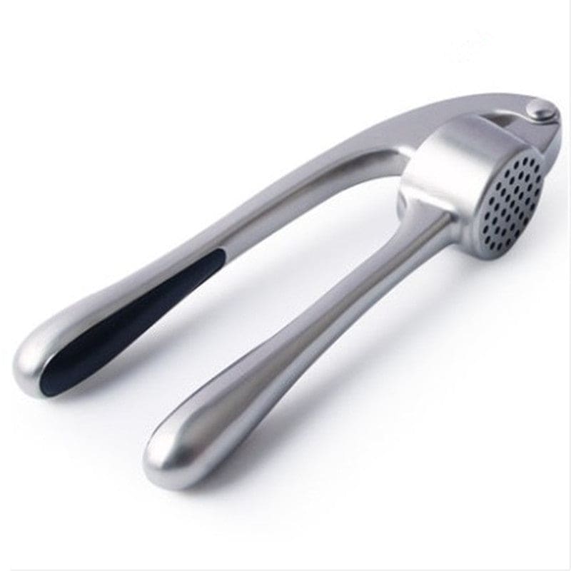 Manual Garlic Press Mashing Tool - Zinc Alloy Kitchen Gadget