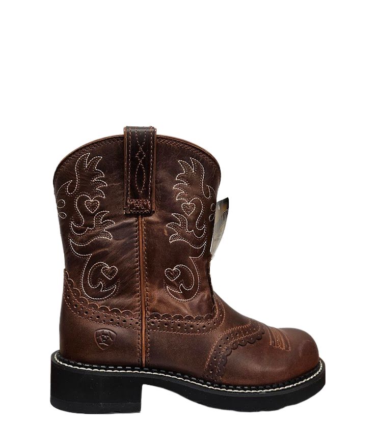 Ariat Women Fatbaby Saddle Medium Western Boot Russet Rebel 10000860