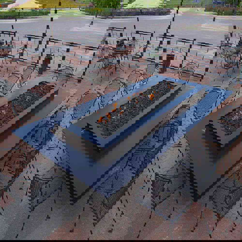 HPC 78x16 SST Torpedo Rectangle H-Burner Fire Pit Insert