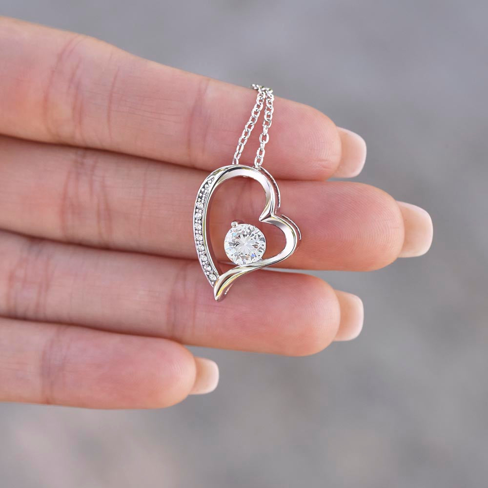 Romantic Open Heart Pendant Necklace - Perfect Gift for Girlfriend