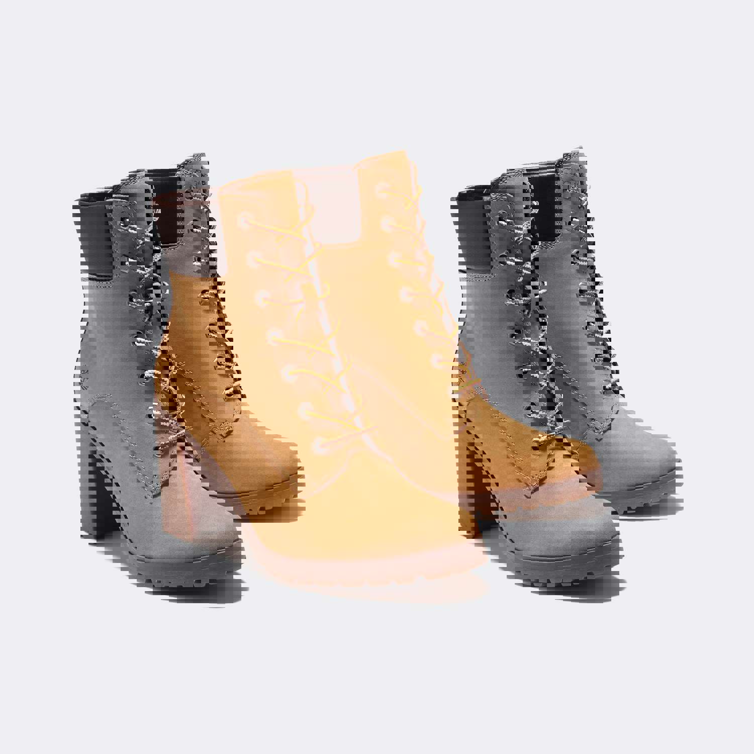 Women's Timberland Allington Lace-Up 6-Inch Boots in Wheat Nubuck