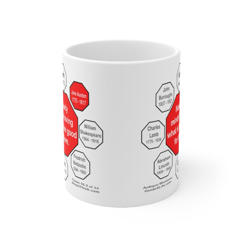 Jane Austen Quote Ceramic Mug - 11oz MW-16.2