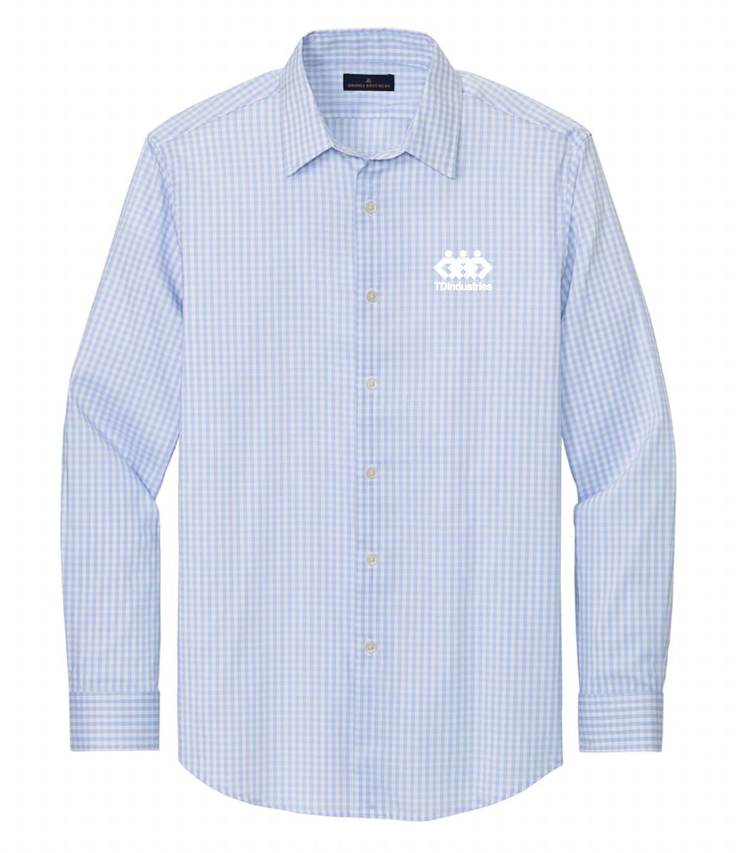 TDIndustries Brooks Brothers Tech Stretch Patterned Shirt