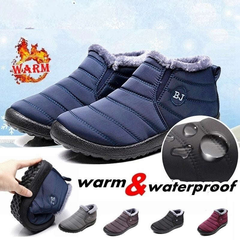 Waterproof Non-Slip Warm Snow Boots for Women and Men
