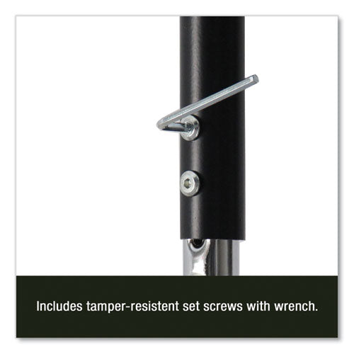 Correll Markerboard Activity Table - 60x24 Inches, White Top with Black Legs