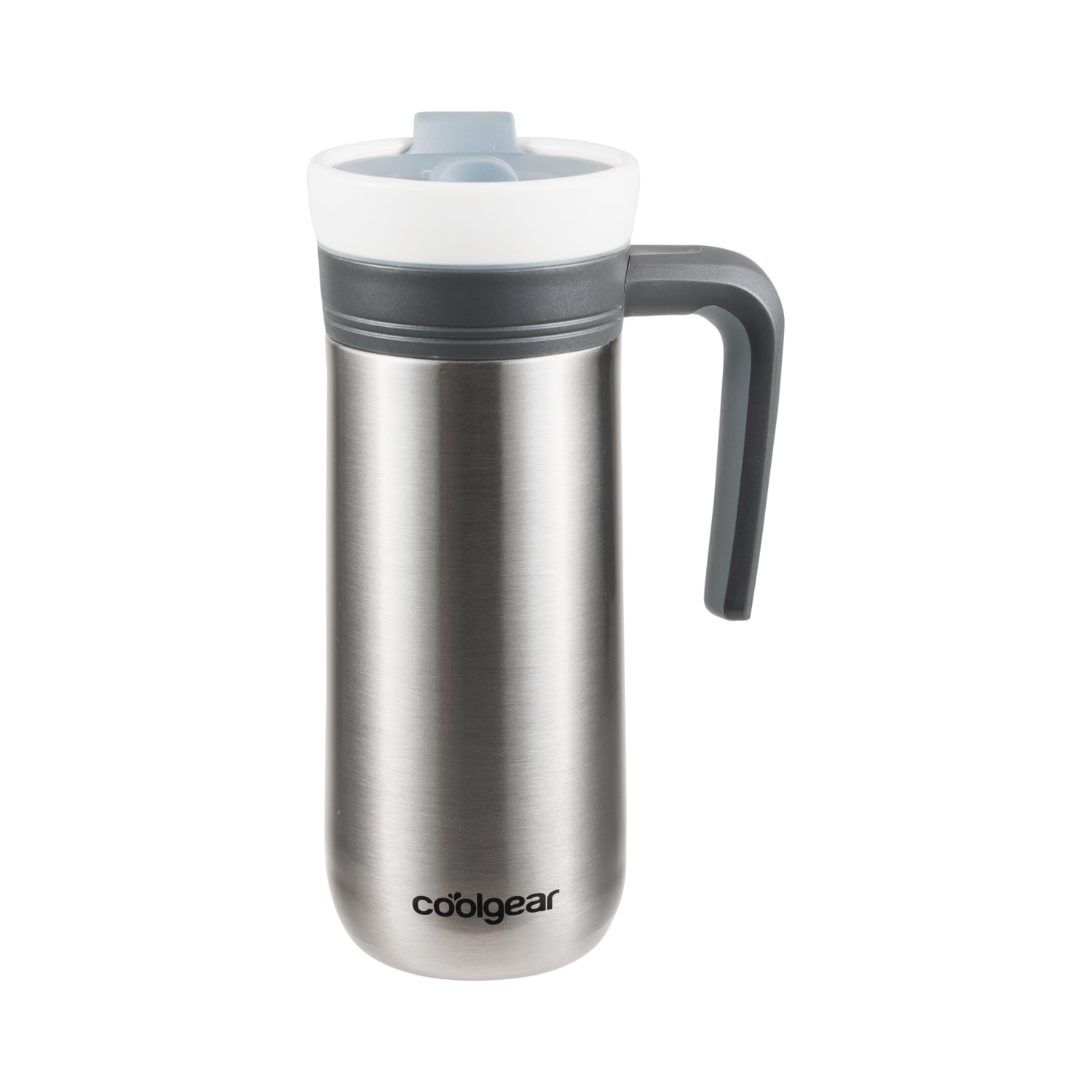 COOL GEAR 4-Pack 12 oz Stainless Steel Kona Triple Insulated Travel Mug with Handle