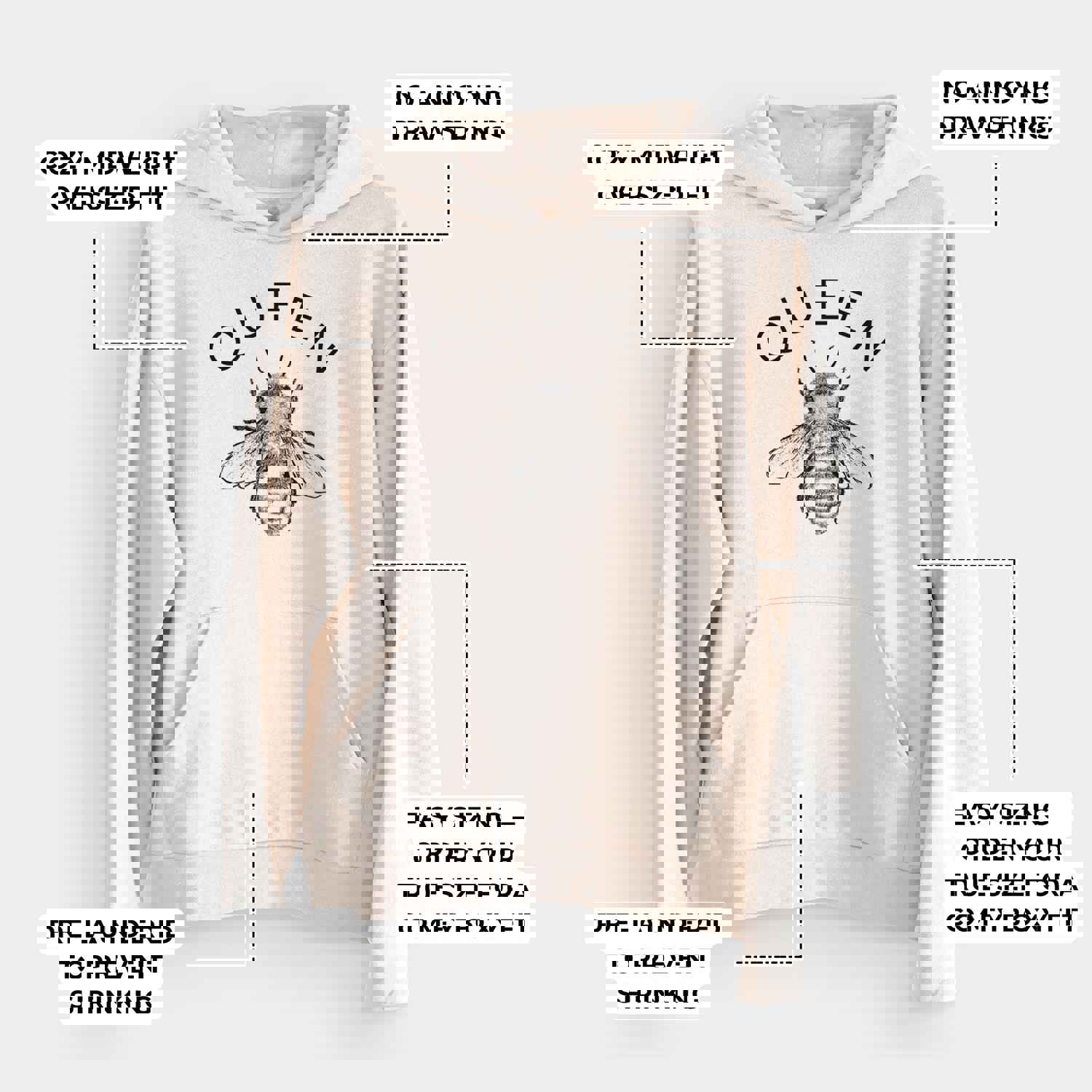 Queen Bee - Bodega Midweight Hoodie