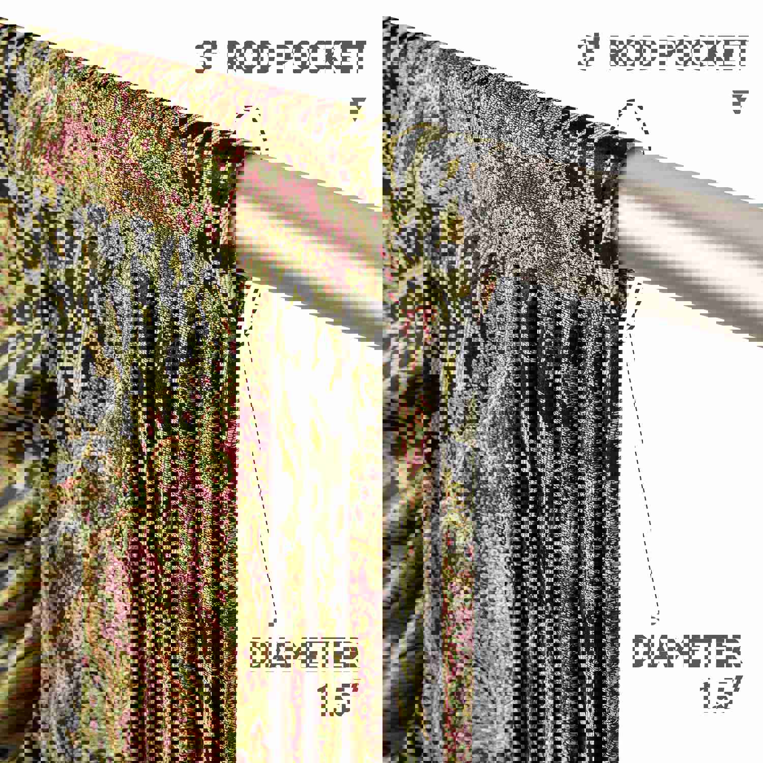 Leopard Print Swag Valance - Vintage Charm Window Drape