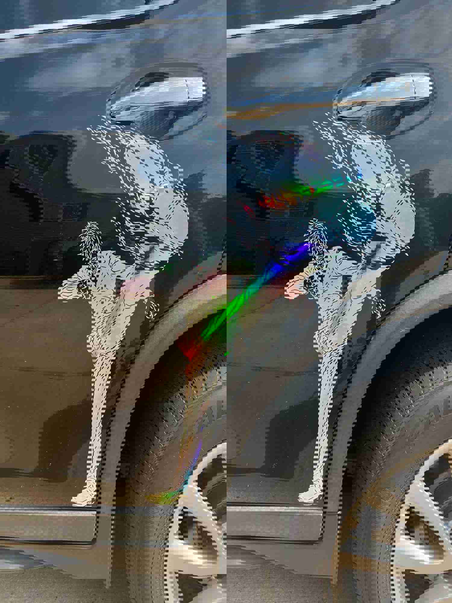 Sanji Anime Car Decal - Vinyl Sticker for Cars, Trucks, and Walls - Removable & Customizable