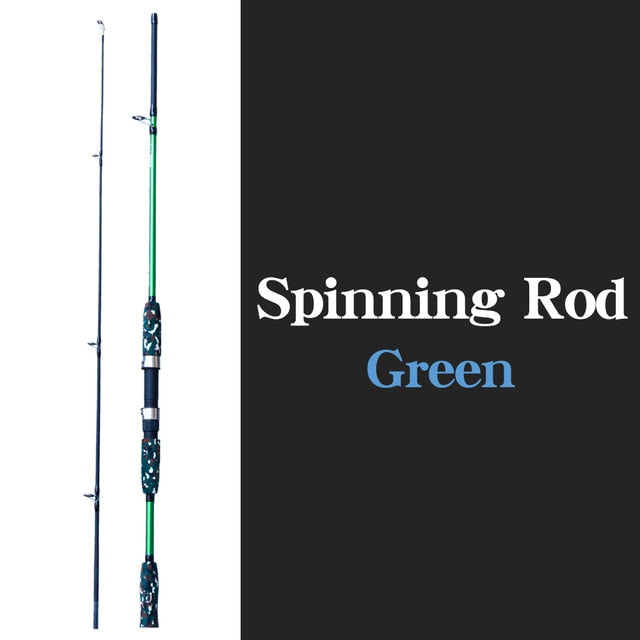 JOSBY Carbon Lure Fishing Rod - Ultralight Mini Travel Surf 1.8M