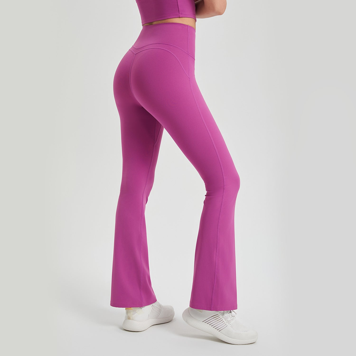 2023 High-Waisted Anti-Bacterial Yoga Pants for Women - Peach Hip-Lifting, Anti-Rolling, Moisture Wicking