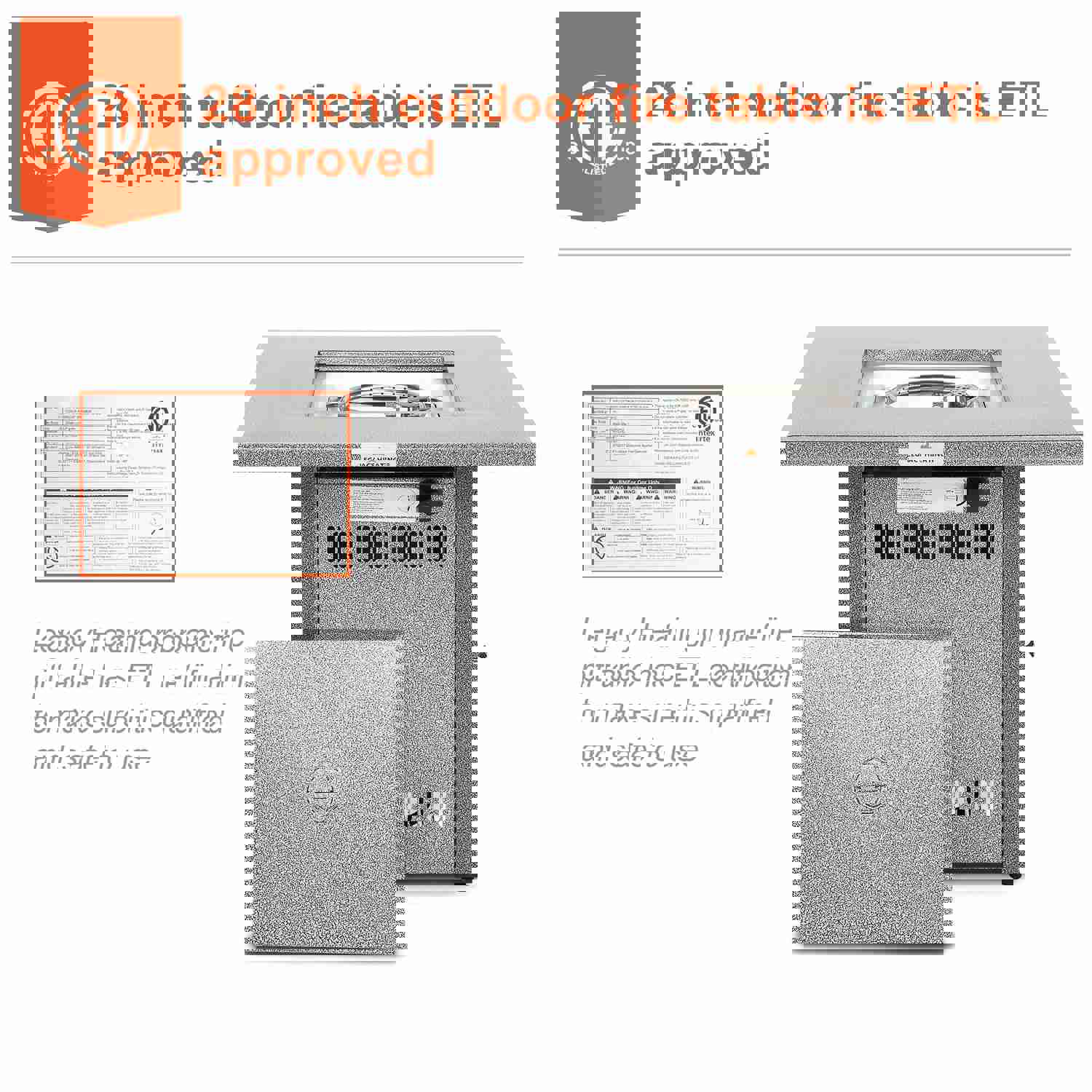 28 50000 BTU Silver Outdoor Propane Gas Fire Pit Table with Lid & Lava Rock