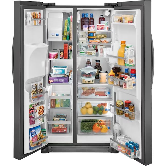 Frigidaire Gallery 25.6-cu ft Side-by-Side Refrigerator with Ice Maker and Water Dispenser