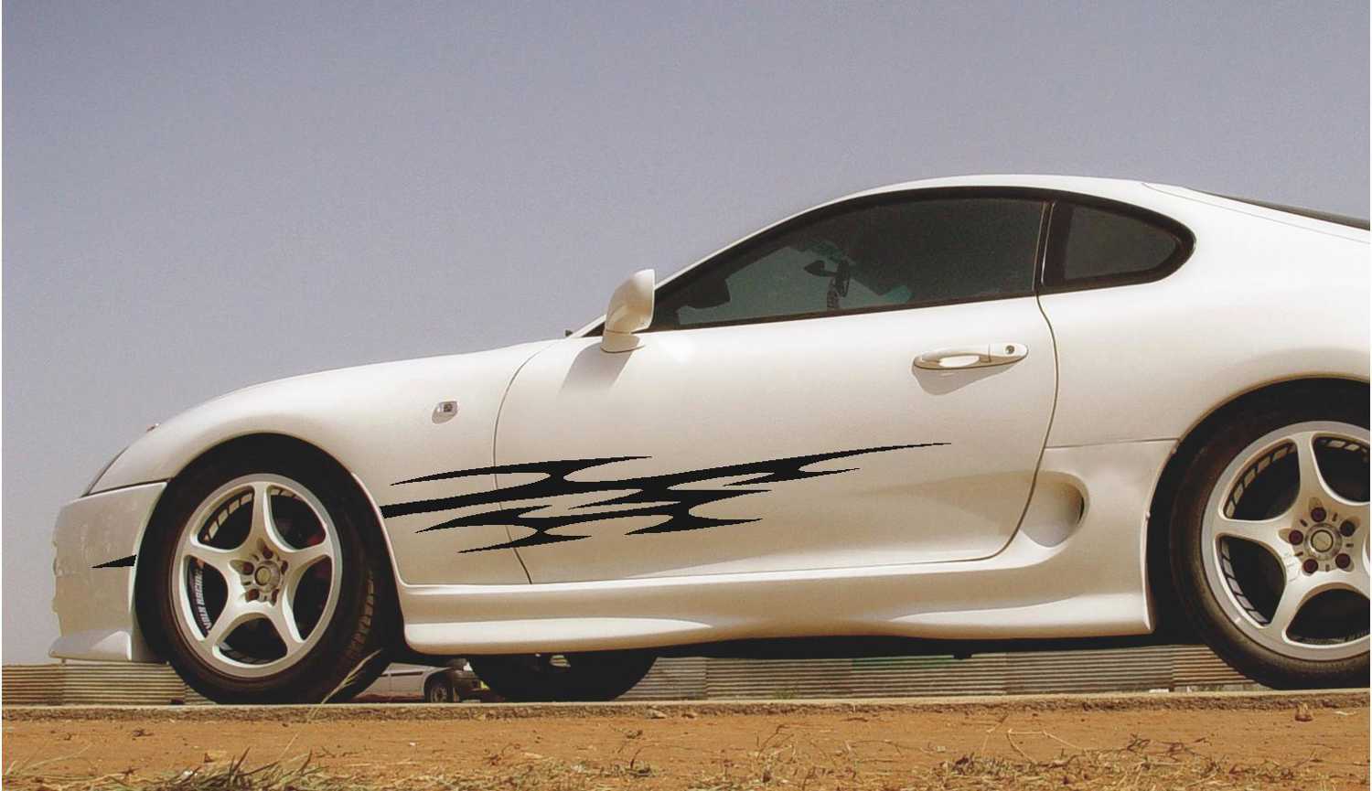 Tribal Flames Decals - High Gloss Vinyl Car & Truck Stickers - Easy to Install