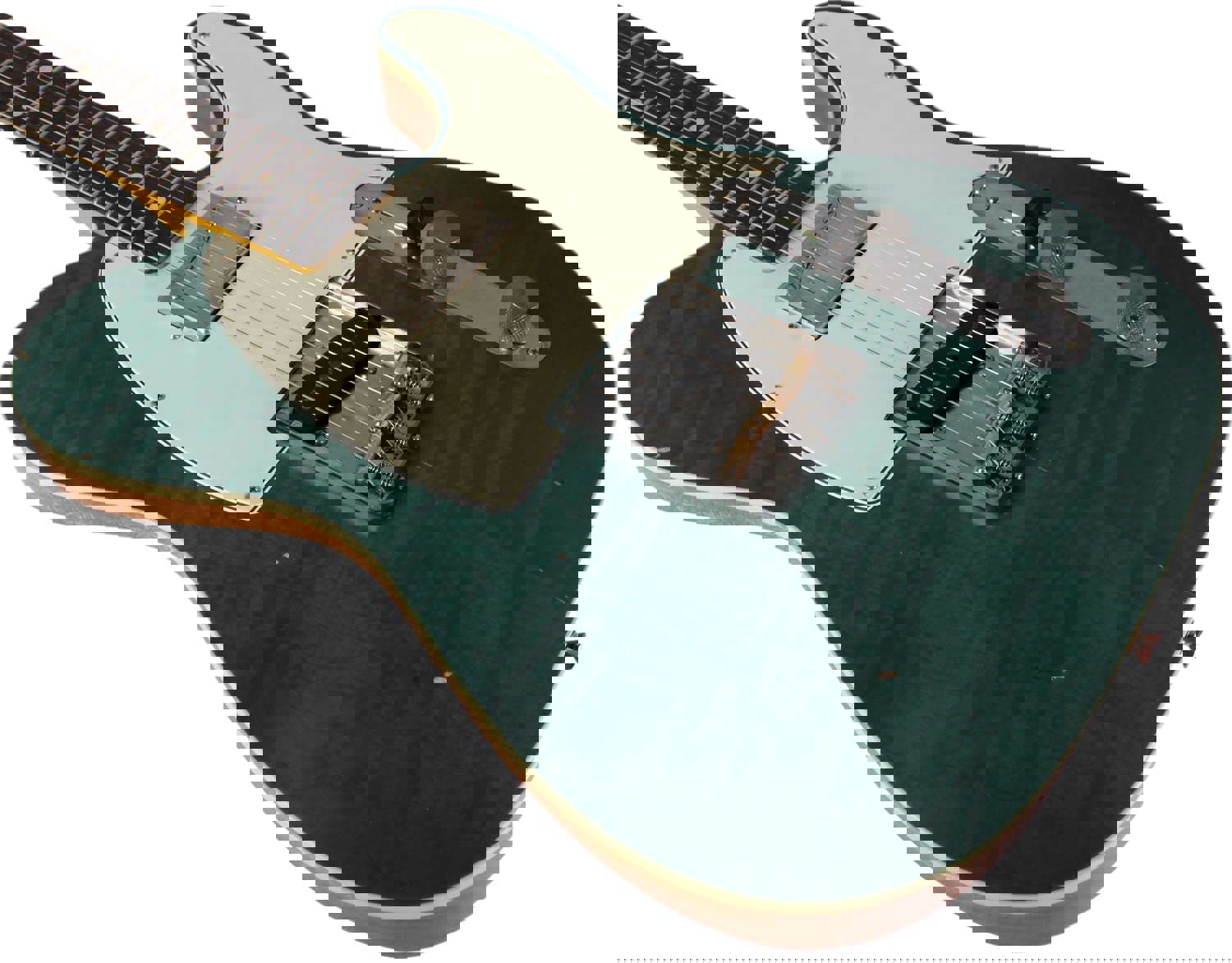 Nash T-63 Guitar, Aquamarine, Humbucker, Light Aging