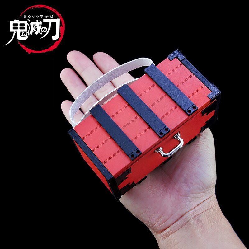 Anime Demon Slayer Kamado Tanjirou Cosplay Backpack Wooden Box