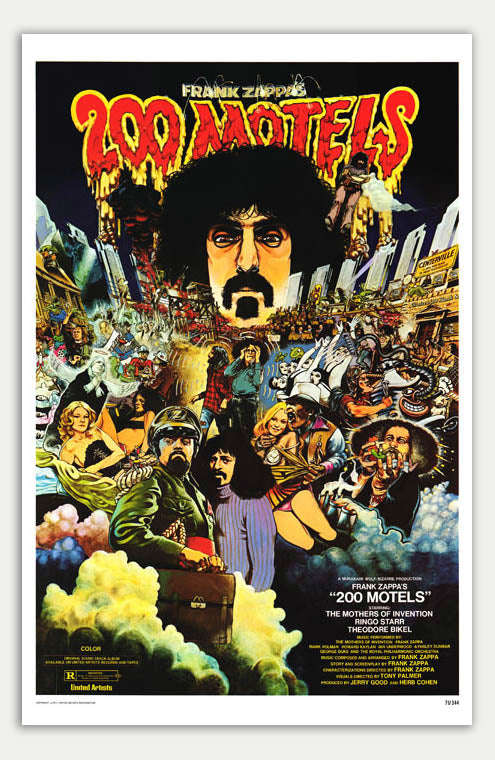 200 Motels - 11 x 17 Movie Poster (1971 Reprint)