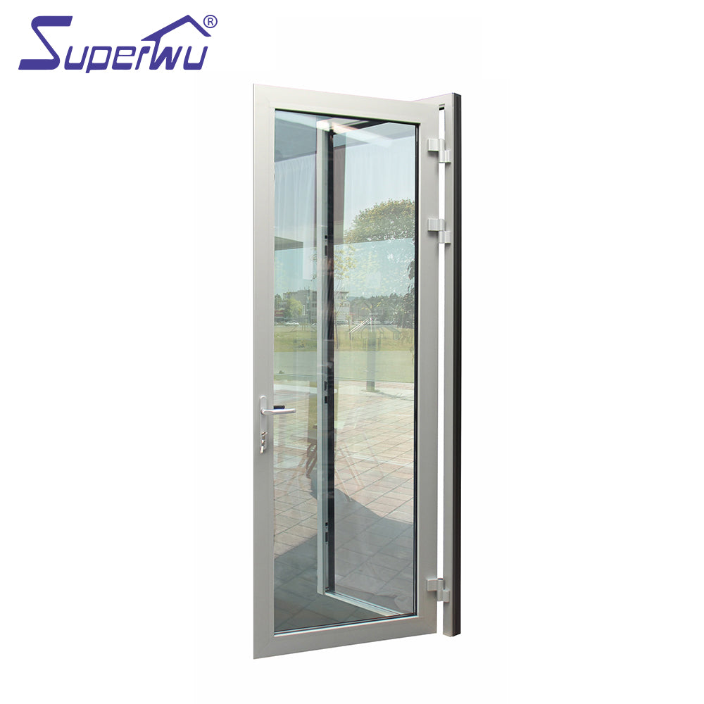 Superwu Aluminum French Hinged Doors - Energy Efficient Thermal Profiles