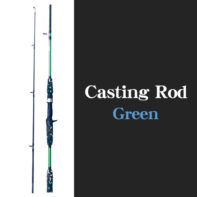 JOSBY Carbon Lure Fishing Rod - Ultralight Mini Travel Surf 1.8M